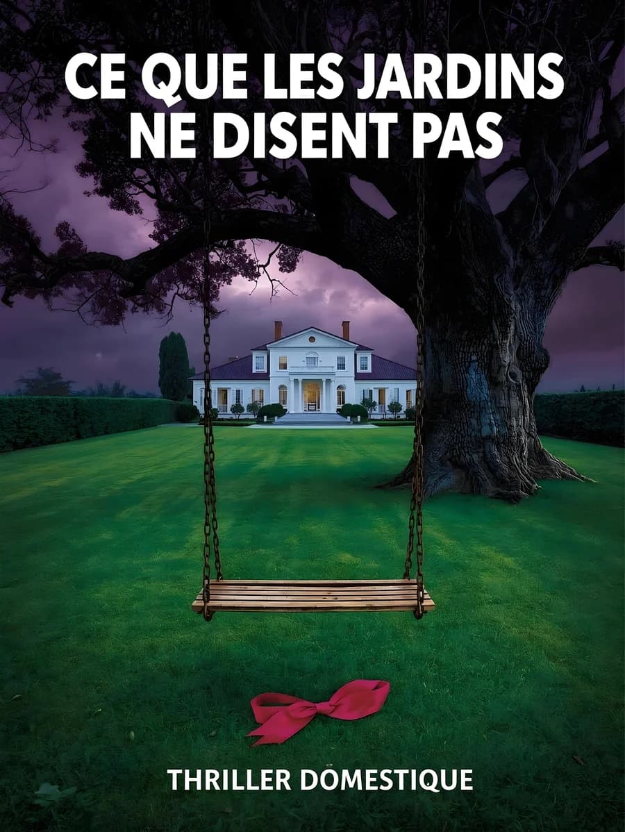 Couverture du roman Ce que les jardins ne disent pas, thriller domestique, Vertige Littéraire