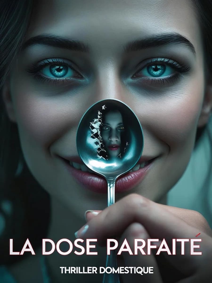 Couverture du roman La Dose parfaite, thriller psychologique, Vertige Littéraire