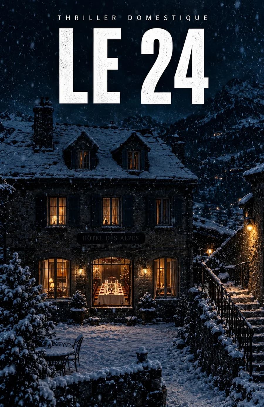 Couverture du roman Le 24, thriller domestique, Vertige Littéraire