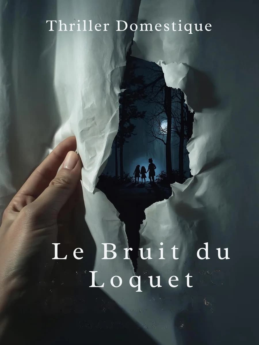 Couverture du roman Le Bruit du loquet, thriller psychologique, Vertige Littéraire
