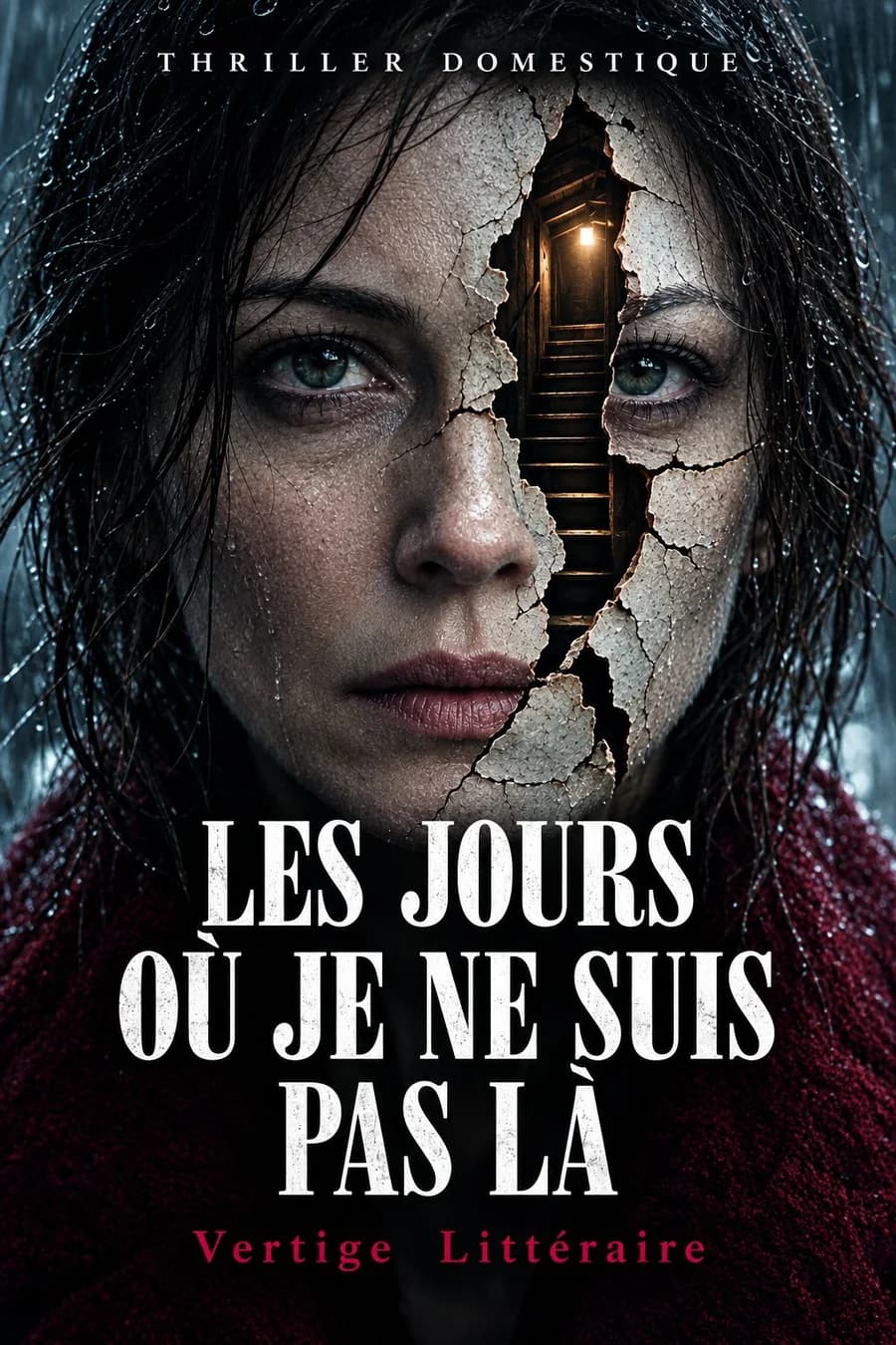 Couverture du roman Les Jours où je ne suis pas là, thriller domestique, Vertige Littéraire