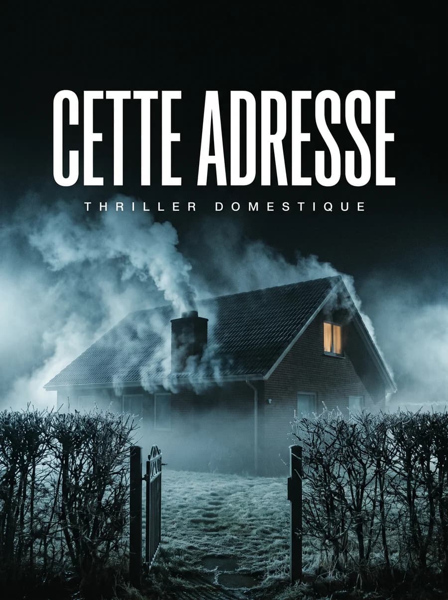 Couverture du roman Cette adresse, thriller · roman-dossier, Vertige Littéraire