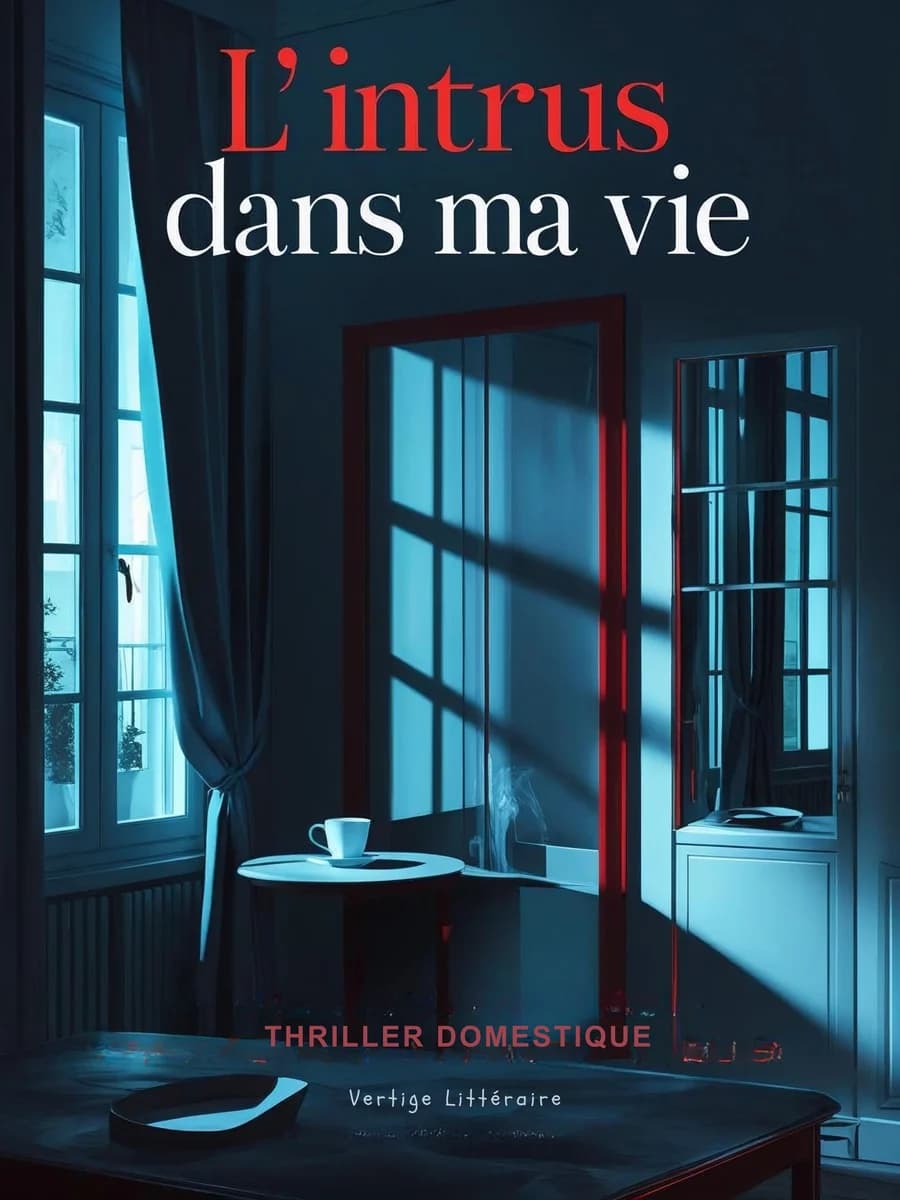 Couverture du roman L'Intrus dans ma vie, thriller psychologique, Vertige Littéraire