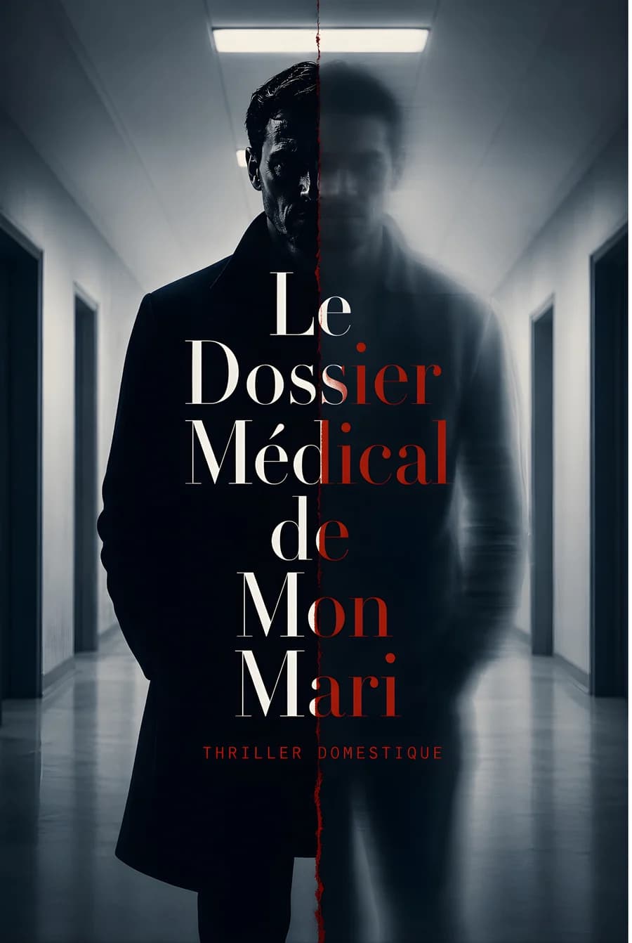 Couverture du roman Le Dossier médical de mon mari, thriller domestique, Vertige Littéraire