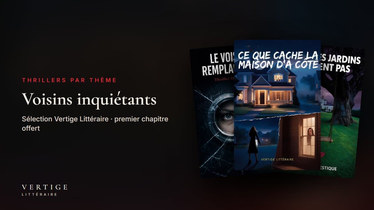 Thrillers de voisins : derrière la haie, la porte d'à côté : sélection de romans